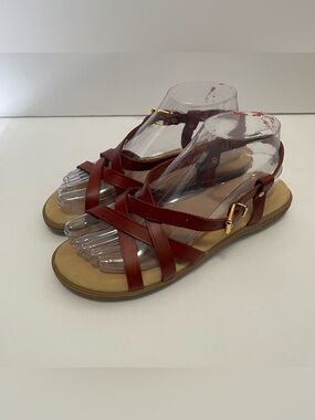 GH Bass Sunjuns Margie Strappy Womens Sandals Size 7.5M Boho Comfort Timeless